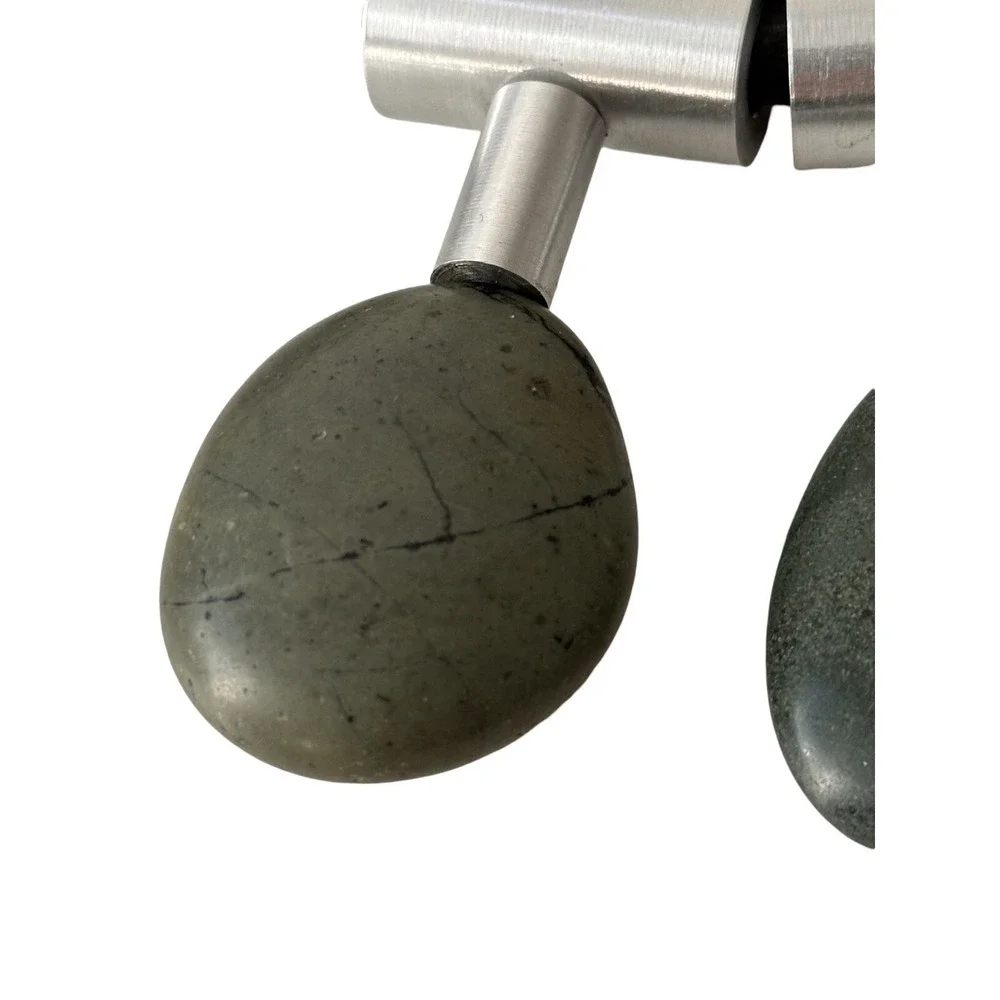 Whitney Museum Boho Statement Necklace Large Trendy Carnaval Handmade Sea Stones - Picture 6 of 16